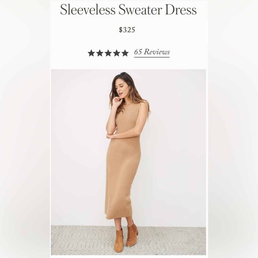 NWT Jenni Kayne sleeveless sweater dress
